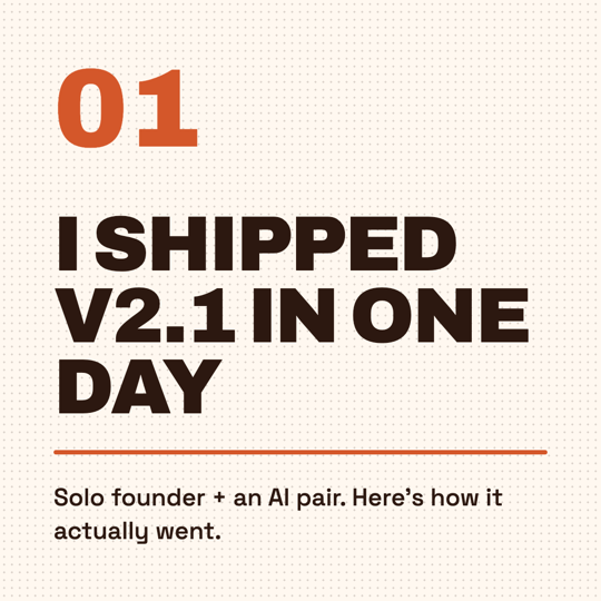 Behind the build — slide 1 of 6